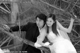 婚纱样片 朦胧的恋情