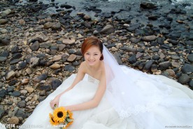 婚纱样片 朦胧的恋情