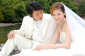 婚纱样片 朦胧的恋情