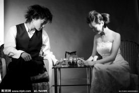 婚纱样片 朦胧的恋情