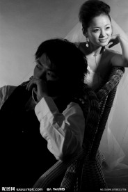 婚纱样片 朦胧的恋情