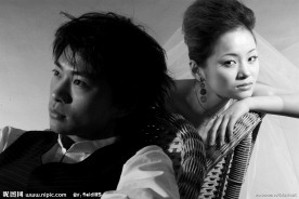 婚纱样片 朦胧的恋情