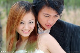 婚纱样片 朦胧的恋情