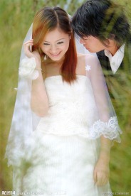 婚纱样片 朦胧的恋情