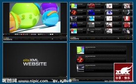 图片展示或设计工作室模板