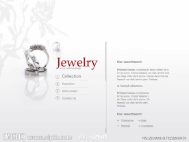 FLASH整站模版 首饰戒指钻戒类