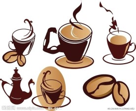 矢量咖啡杯