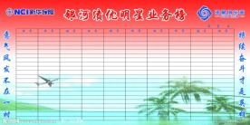 新华保险公司展板
