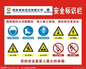 国核安全标识栏