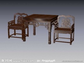 明清家具MAX素材