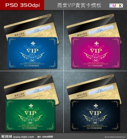 vip卡 贵宾卡 会员卡 高精度vip卡模板