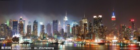 城市夜景高清图片