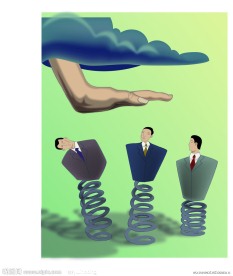 商业插画 抵御风险