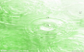 绿色 水滴 清水