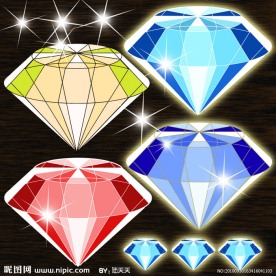 钻石 宝石 PSD