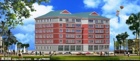 商住楼建筑效果图