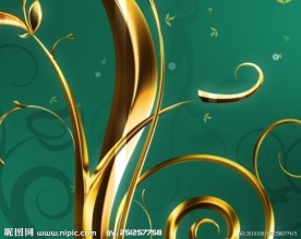 金色花藤素材
