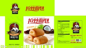 顶好坊拉丝面包包装