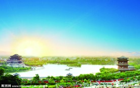 远眺大唐芙蓉园