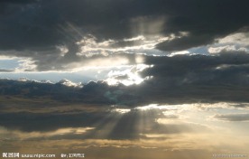 夕阳天空景色