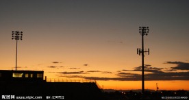 夕阳天空景色