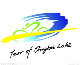 环青海湖国际公路自行车赛logo