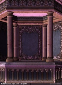 浪漫背景 古典楼阁