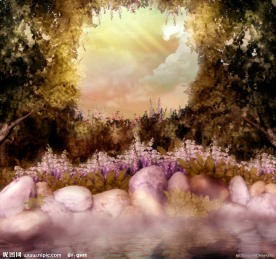 梦幻世界 童话风格 影楼背景