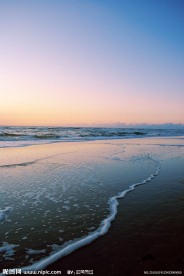 夕阳海景