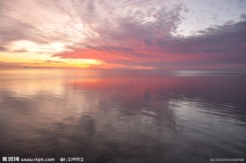 夕阳海景
