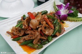 双椒盐煎肉