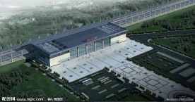 沪杭高铁松江南站广场效果图