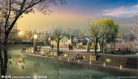 某湿地水边改造规划