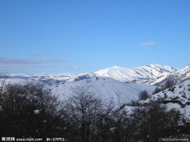 雪山美景