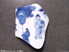 崇祯 康熙青花人物大片