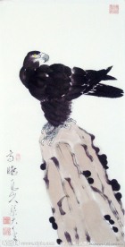 梁大年 国画 鹰