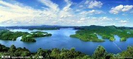 仙女湖全景图