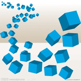 立方体 3D 空间 psd