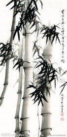 国画竹子