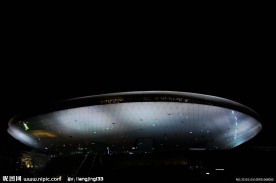 高清晰上海世博会建筑夜景