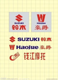 铃木 豪爵摩托车 logo