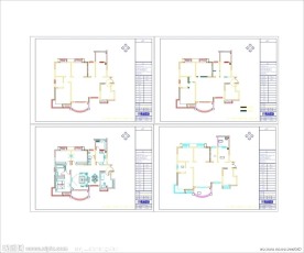 室内装修小户型CAD平面图