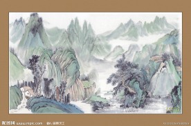 山水壁画