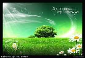 绿色春天唯美风景