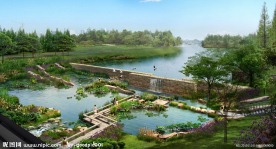 汉川路坝效果图