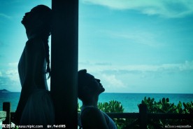 婚纱样片 大海之恋