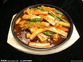 石板蟹柳豆腐