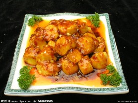 鱼香脆皮豆腐