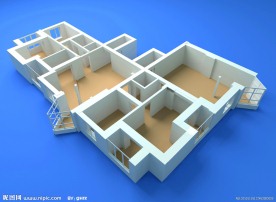 3d建筑模型 室内模型