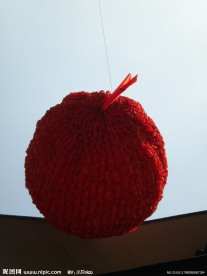 红色线球